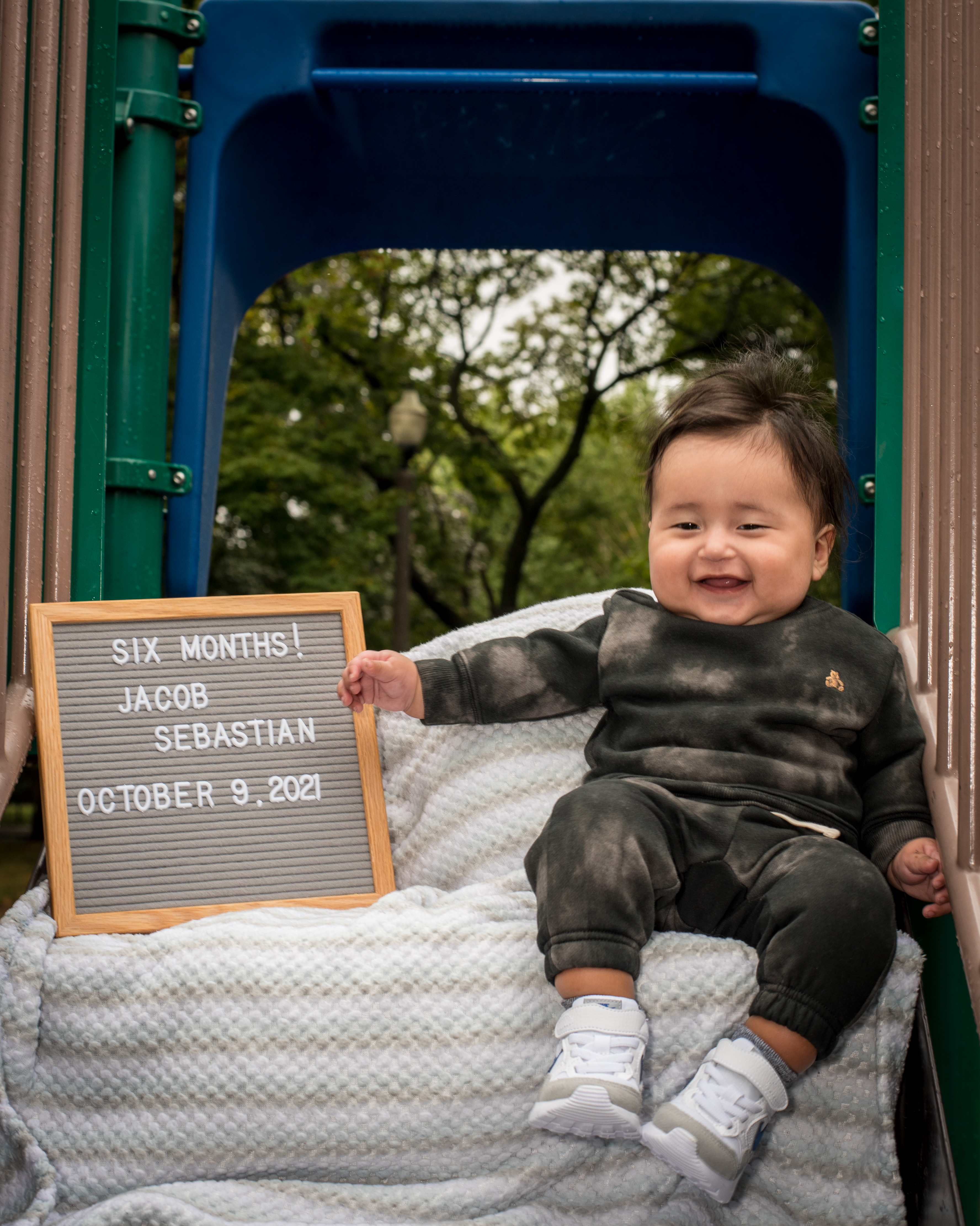 photo of baby Jacob at six months