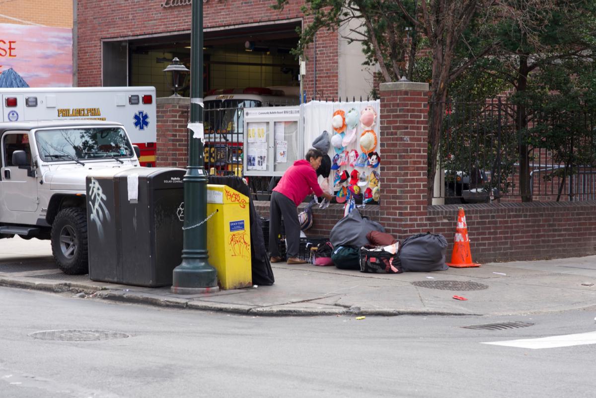 Street Vendor in Chinatown